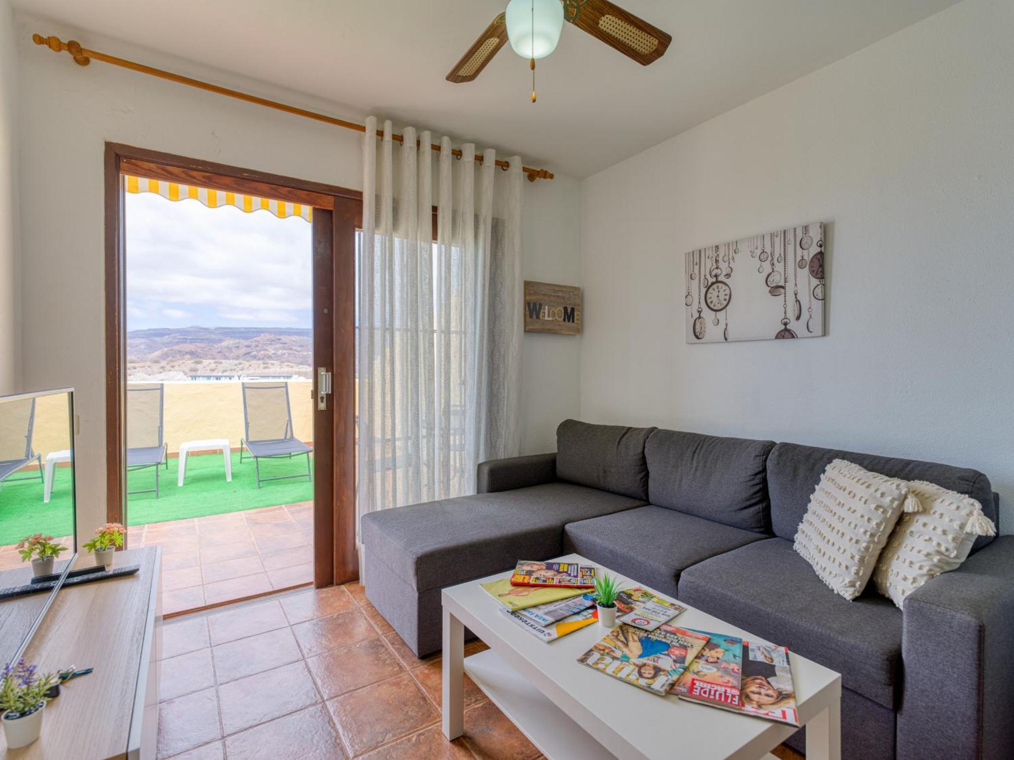Apartment Private Solarium Views - Jacuzzi Mogan
