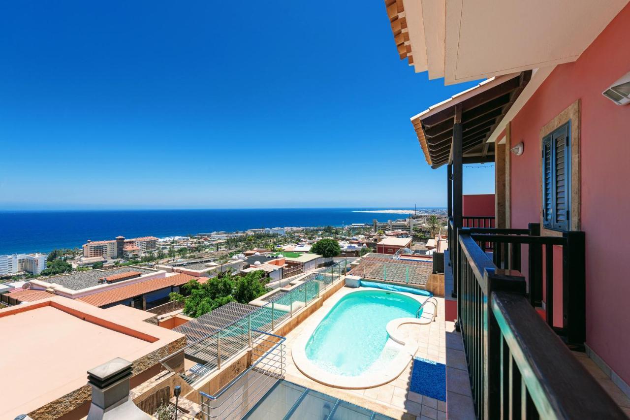 Luxury 5 Star Violetta With Amazing Sea View, Jacuzzi And Heated Pool * San Agustin (Gran Canaria)