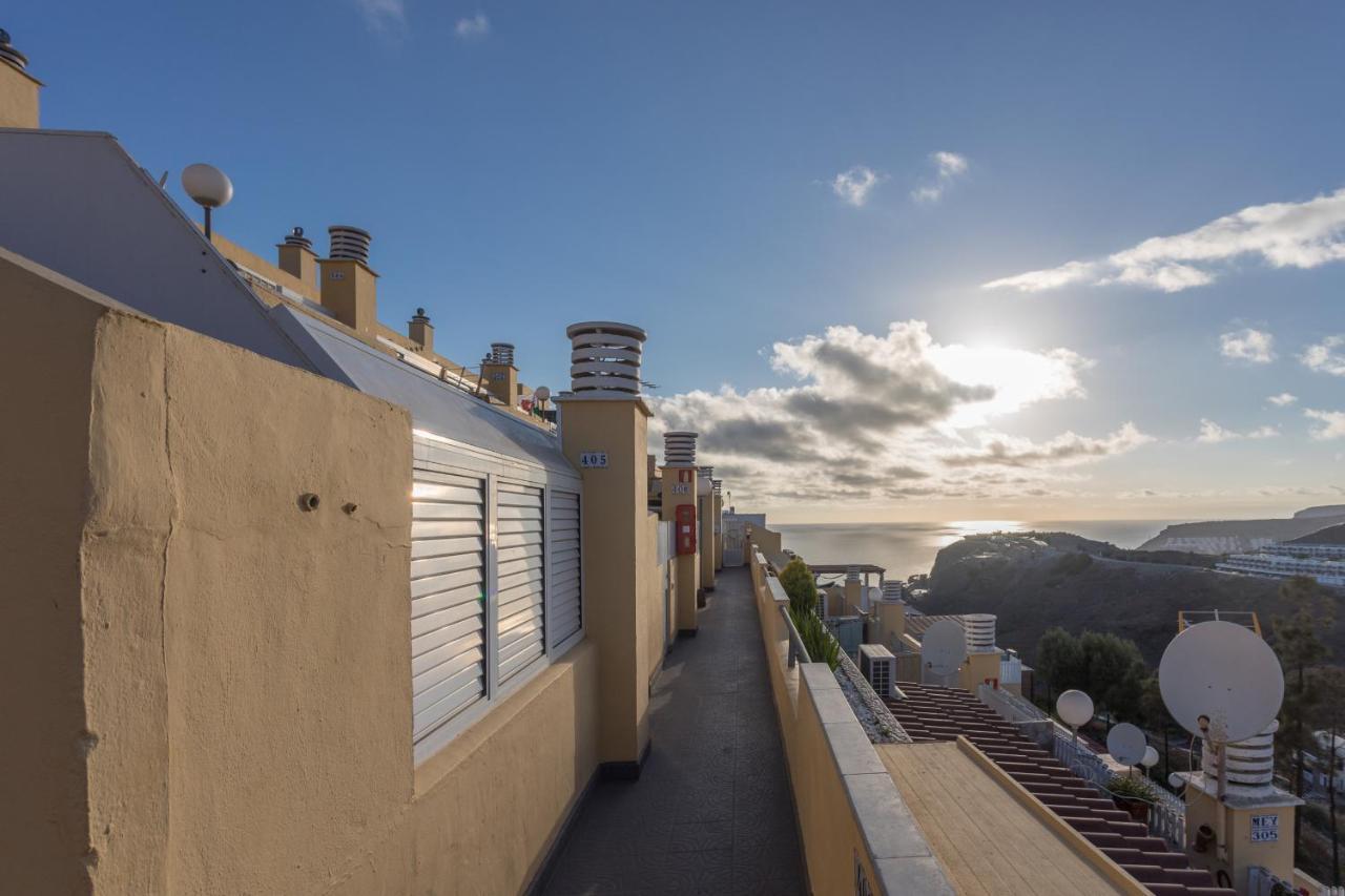 Lightbooking Playa De Amadores La Concha Amplia Terraza Con Barbacoa Apartment