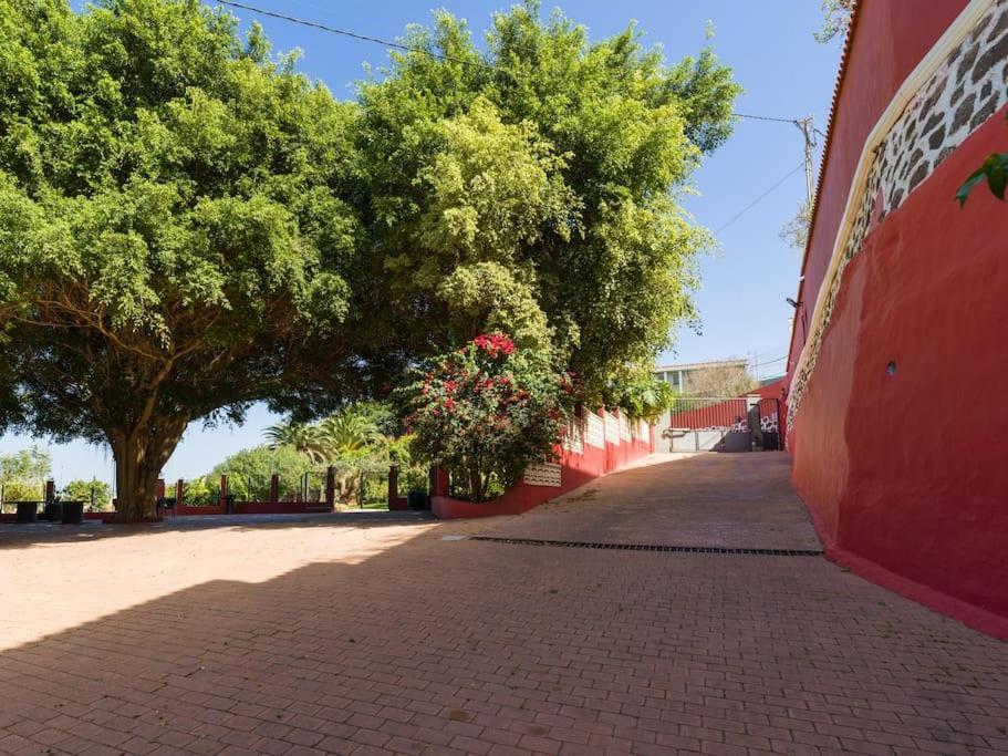 Villa With Pool And Sea Views In Banana Plantation Arucas