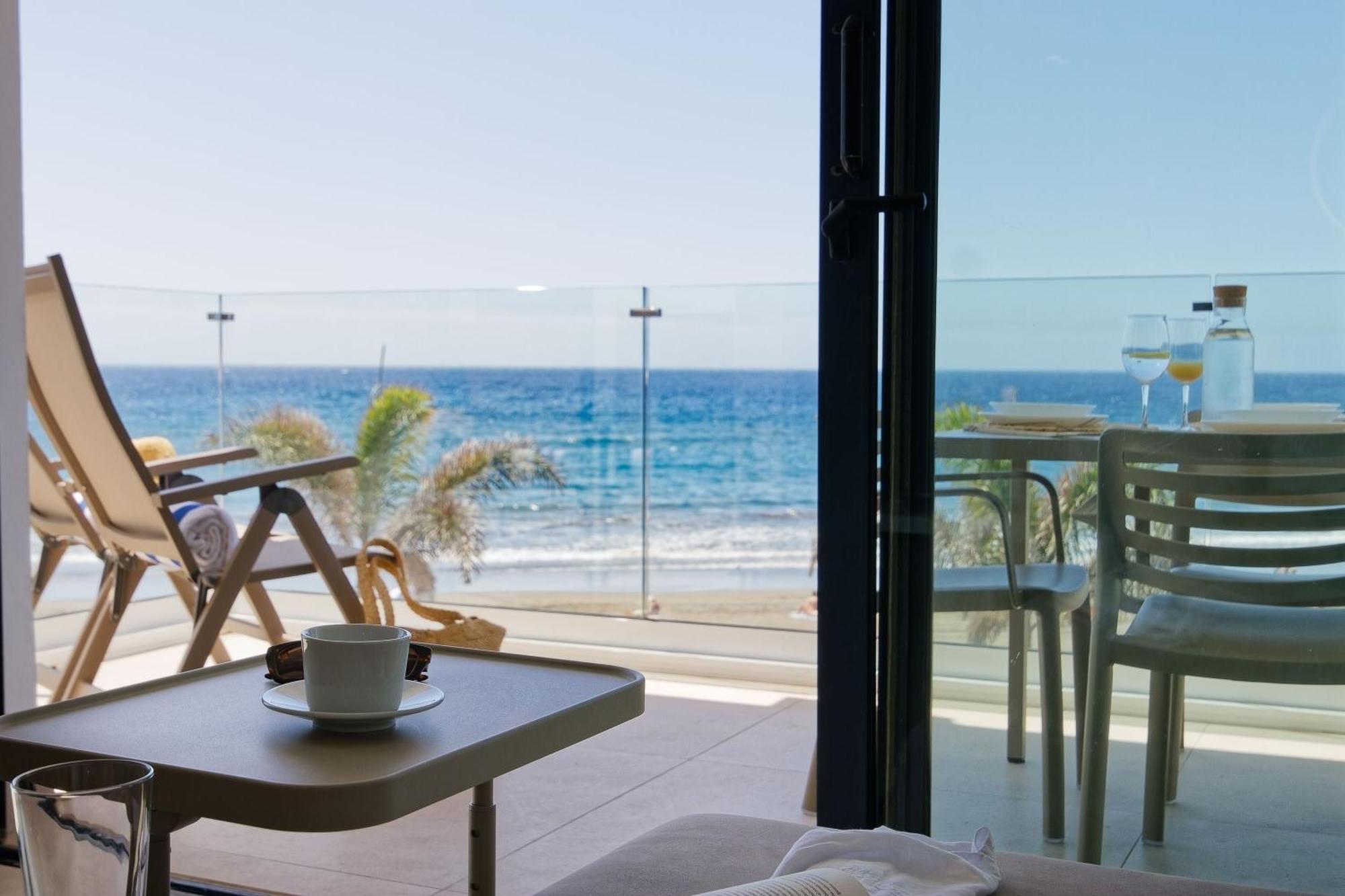 Amapola Moon -nuevo Y Recien Reformado En Primera Linea De Playa Apartamento San Agustín