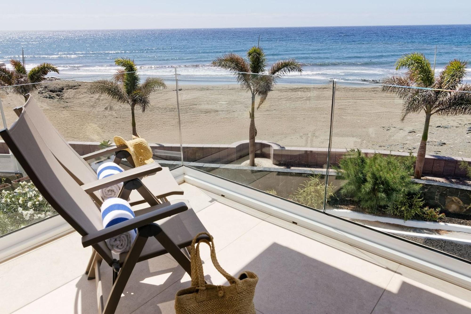 Apartamento Amapola Moon - Calidad Y Disfrute En Primera Linea De Playa San Agustín