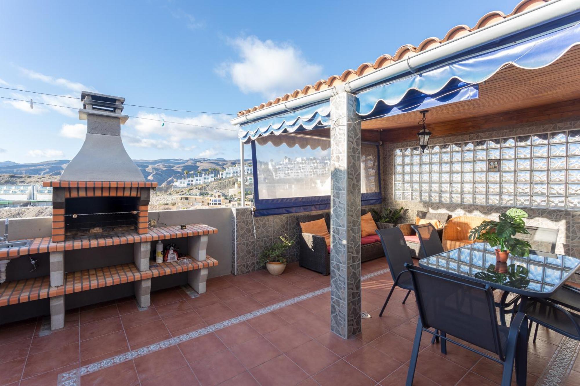 Lightbooking Playa De Amadores La Concha Amplia Terraza Con Barbacoa * Puerto Rico (Gran Canaria)