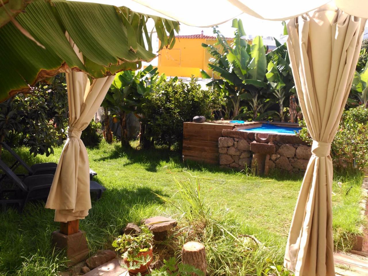 Villa Canaria Piscina Jacuzzi Jardin Santa Maria de Guia de Gran Canaria