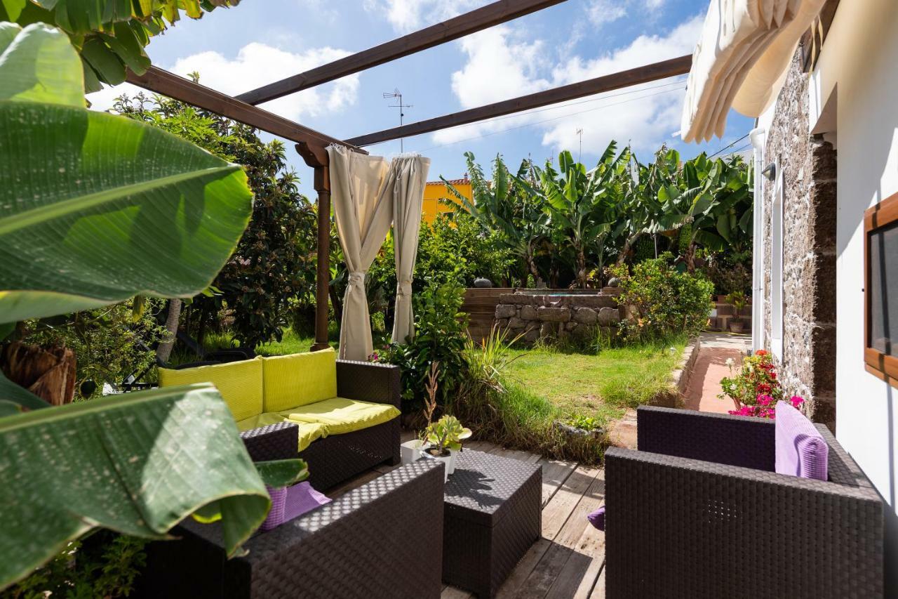 Villa Canaria Piscina Jacuzzi Jardin Santa Maria de Guia de Gran Canaria