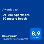 Deluxe Apartment. 50 Meters Beach