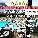 Oceanfront Deluxe-45M,Heated Pools,2Aircondition, 2Tv-65\