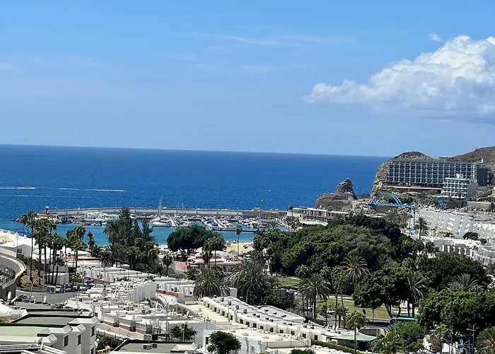 Lovely Apartment Seaview In Puerto Rico With Heated Swimming Pool, Free Wi-Fi And Free Private Parking