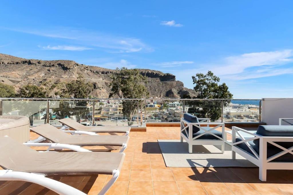 Rivera Del Puerto Luxury Penthouse With Great Terrace And Sea View * Puerto De Mogan