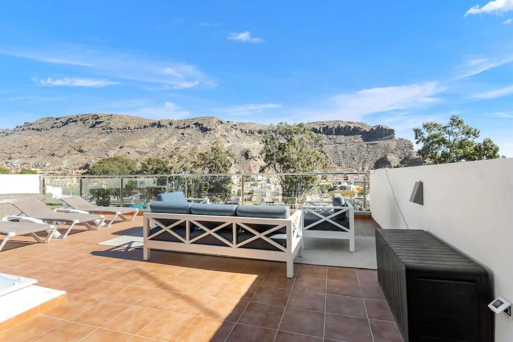 Apartamento Rivera Del Puerto Luxury Penthouse With Great Terrace And Sea View Puerto De Mogan