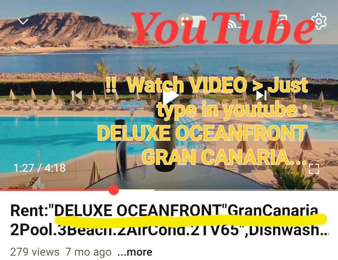 Ocean Breeze Oasis: Deluxe Beachfront Retreat With Stunning Views Apartment Playa Del Cura (Gran Canaria)