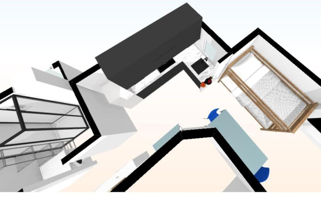 Apartment Brigh Loft Dishwaser Surfers&nomads