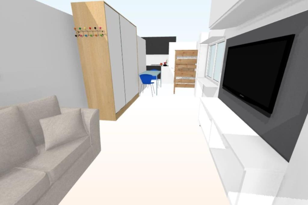 Apartment Brigh Loft Dishwaser Surfers&nomads *