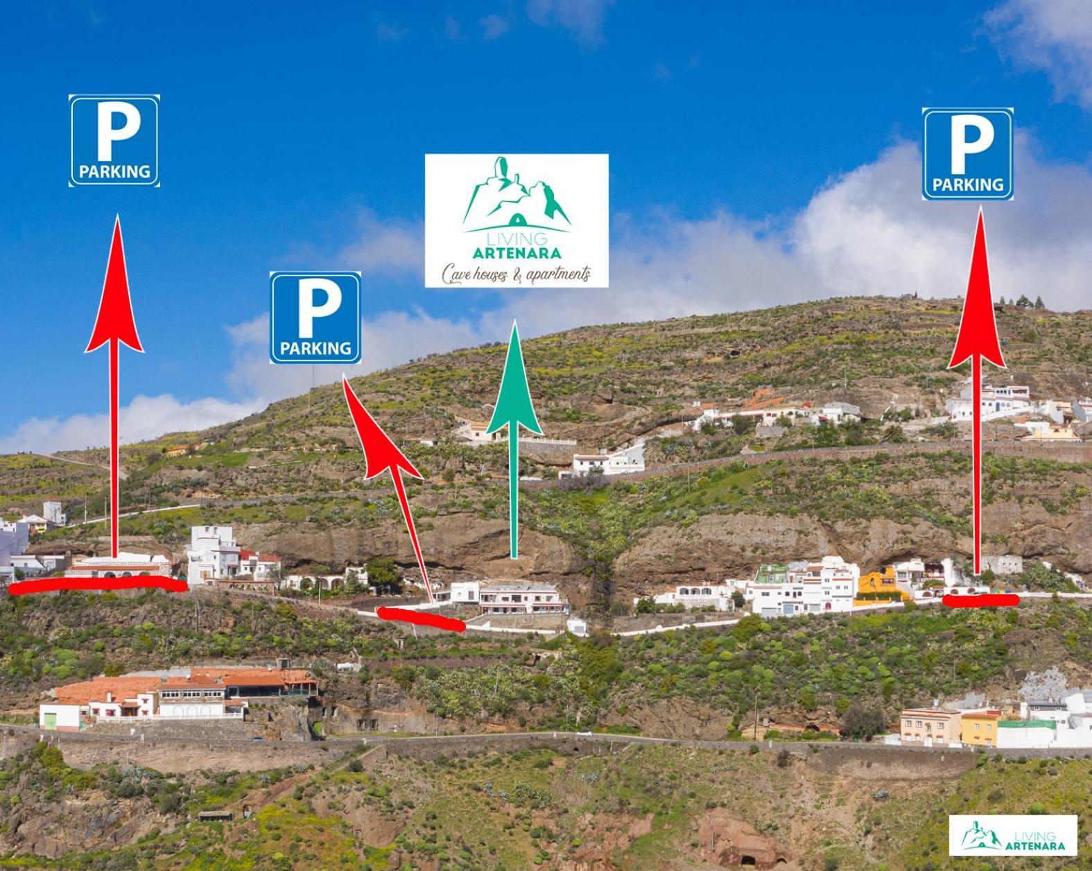 Living - Cave House & Terrace Adults Only Apartamento Artenara