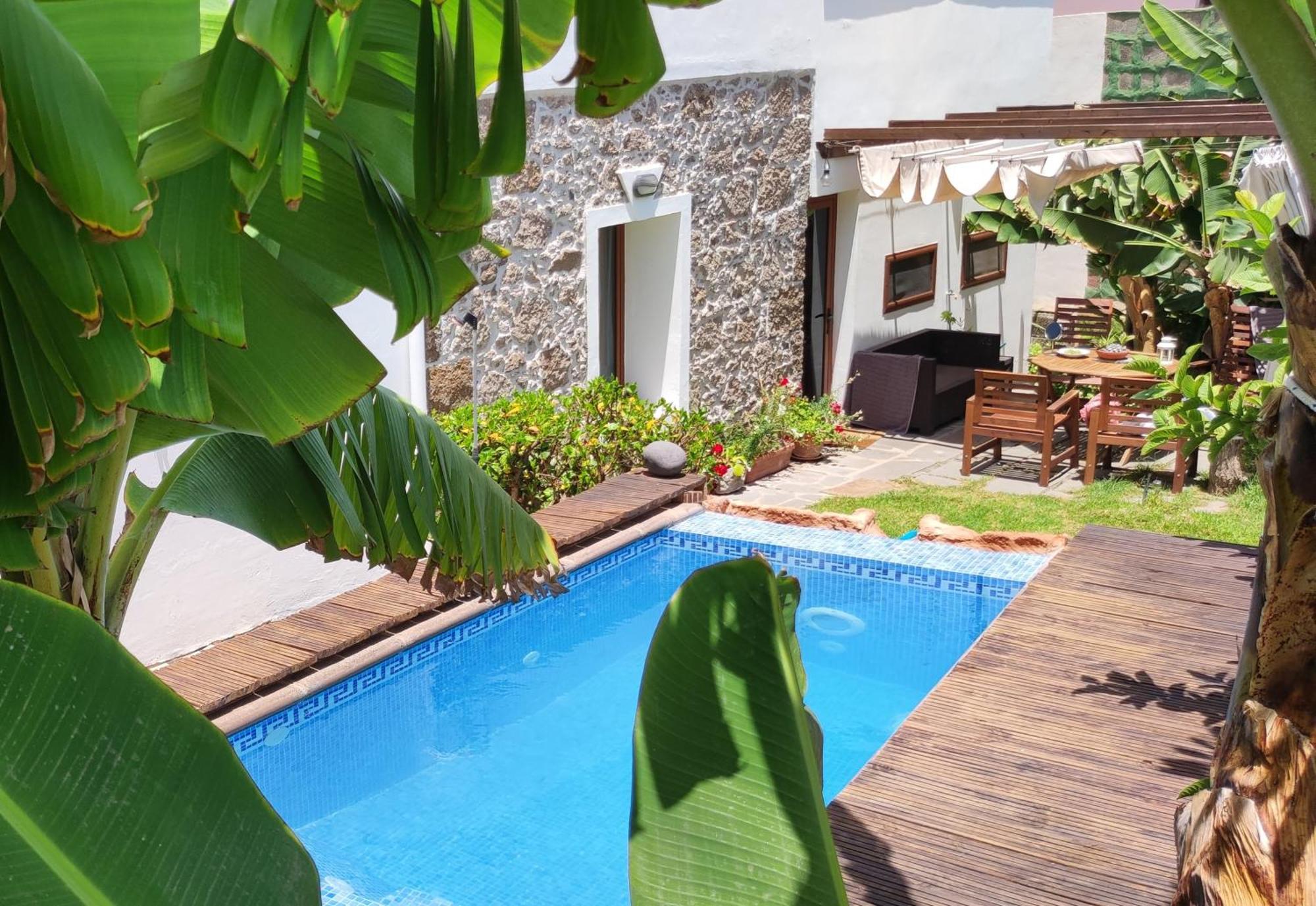 Canaria Piscina Jacuzzi Jardin *