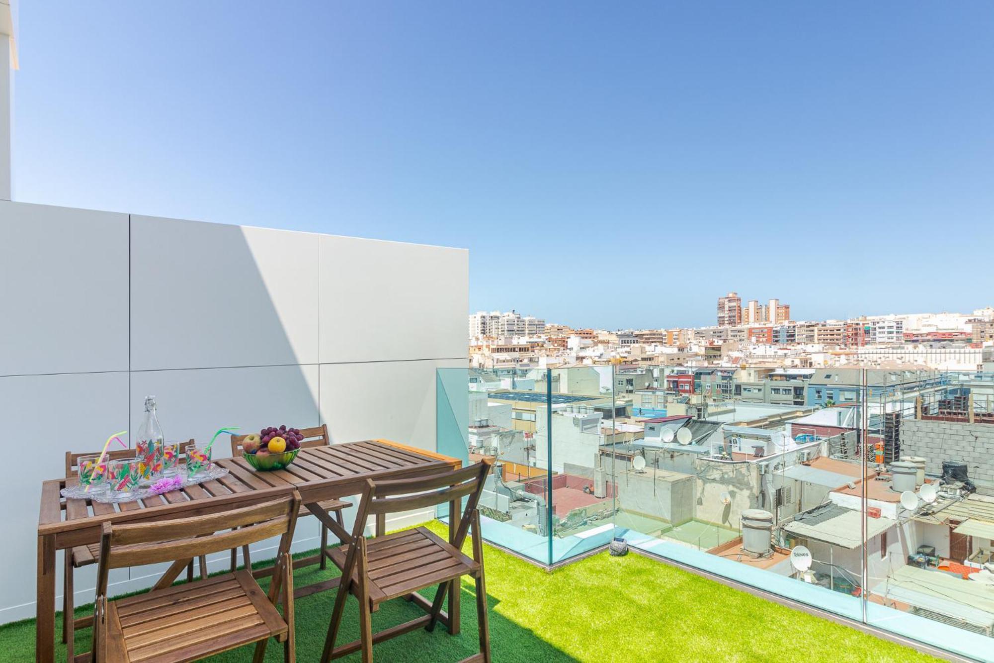 Flatguest Luxury Terrace Loft - Wifi * Las Palmas de Gran Canaria