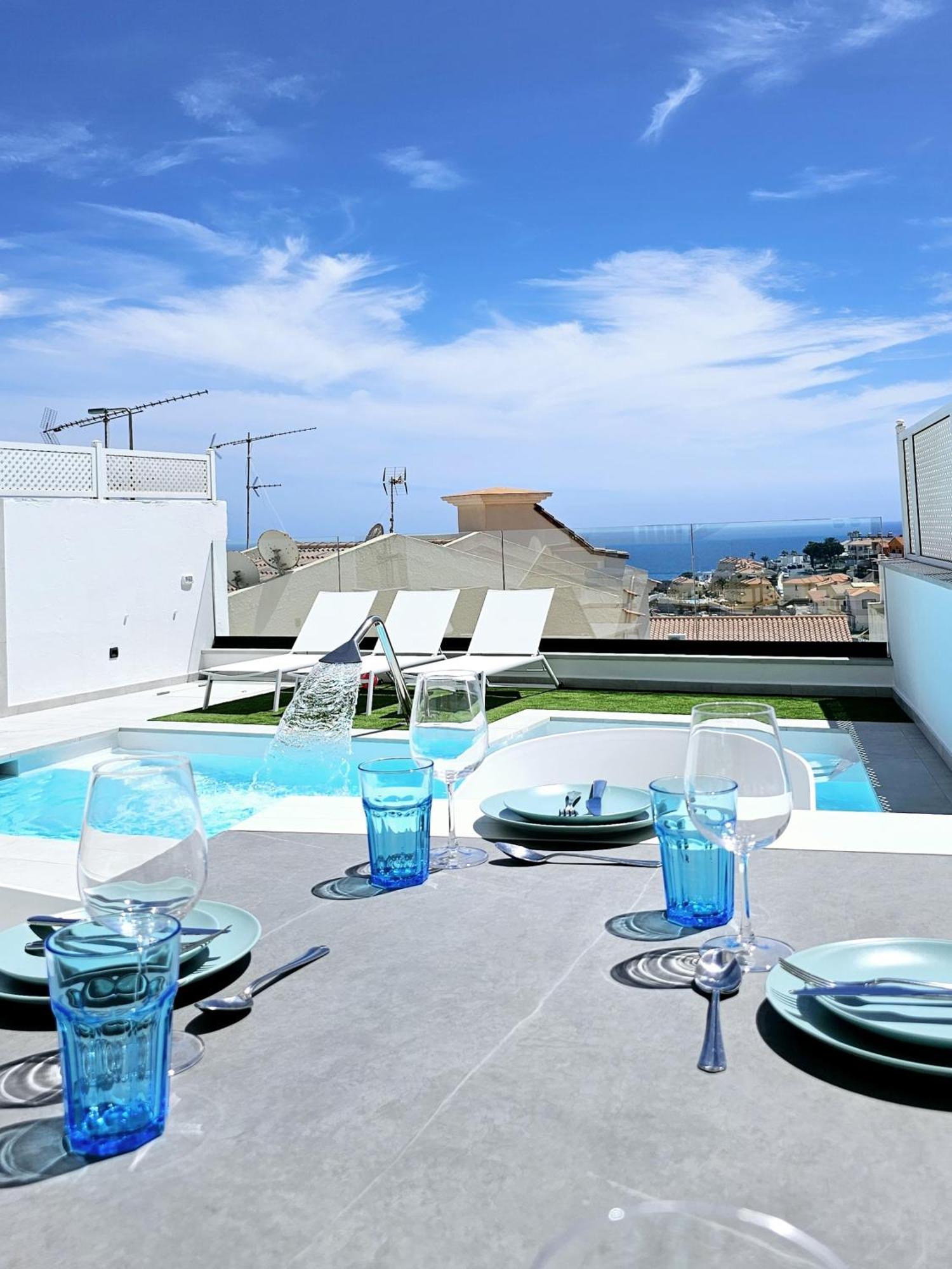 Exclusive With Heated Saltwater Pool, Roof Terrace With Beautiful Views In Mogan *