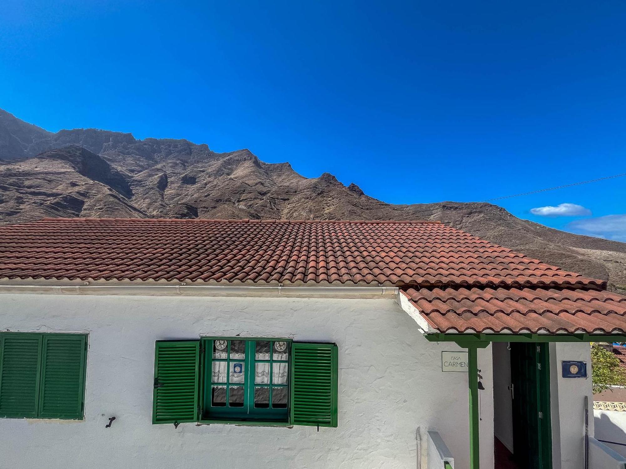 Casa Carmen Agaete Con Terraza Y Vistas Al Mar Appartement
