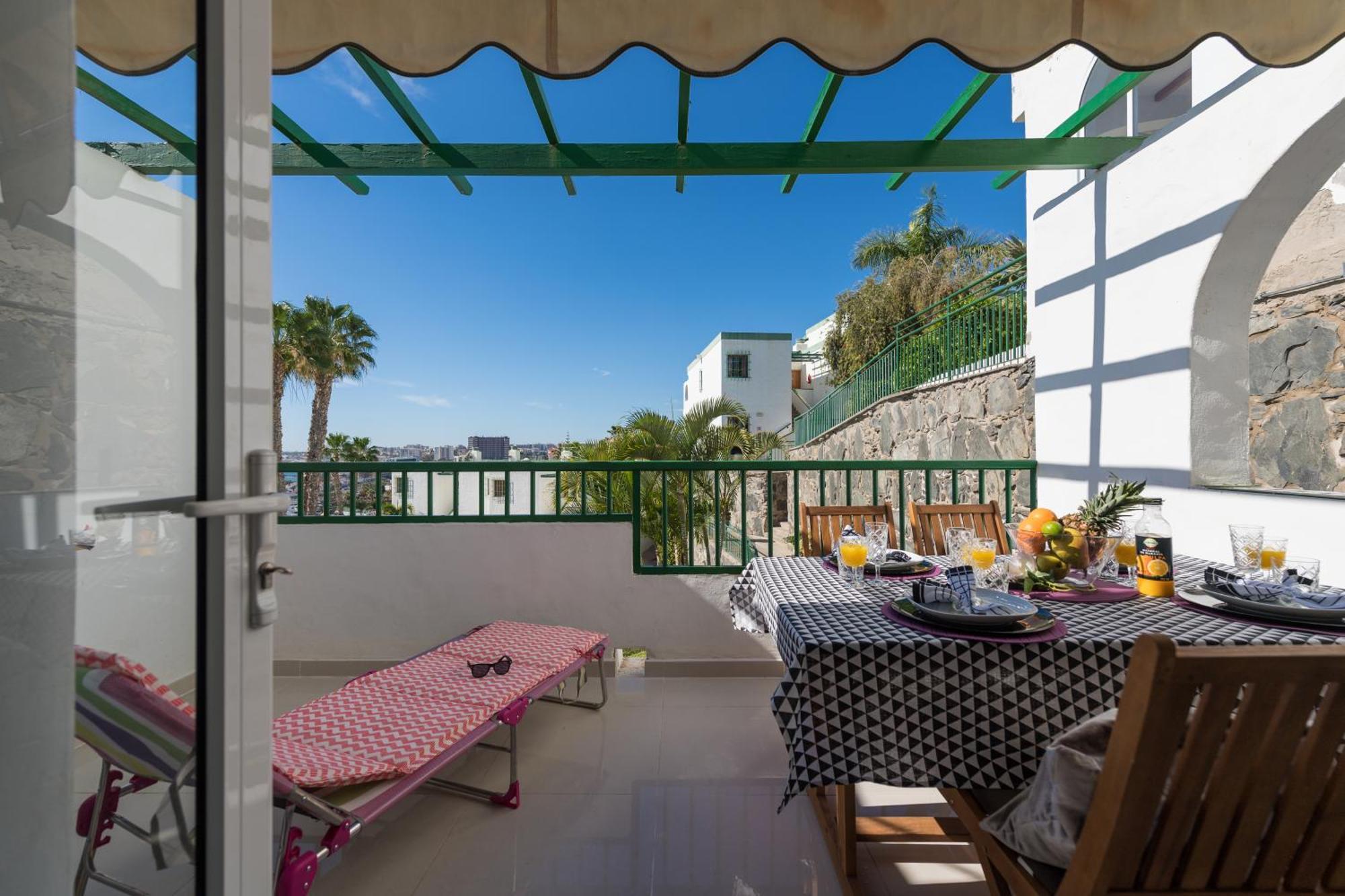 Sea View 2br Toploctaion Heated Pool 5 Min To Apartamento San Agustín