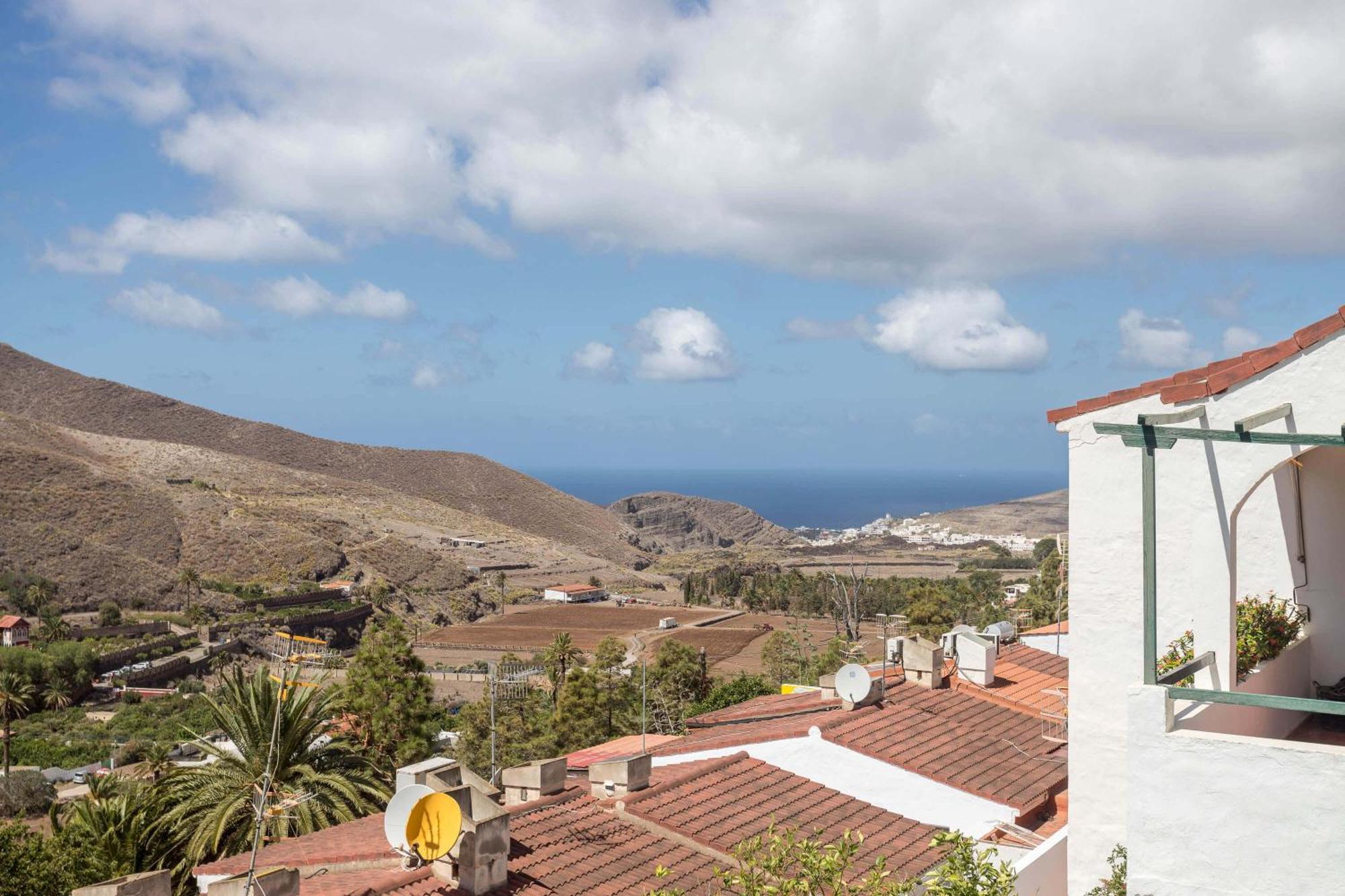 Casa Carmen Agaete Con Terraza Y Vistas Al Mar Appartement