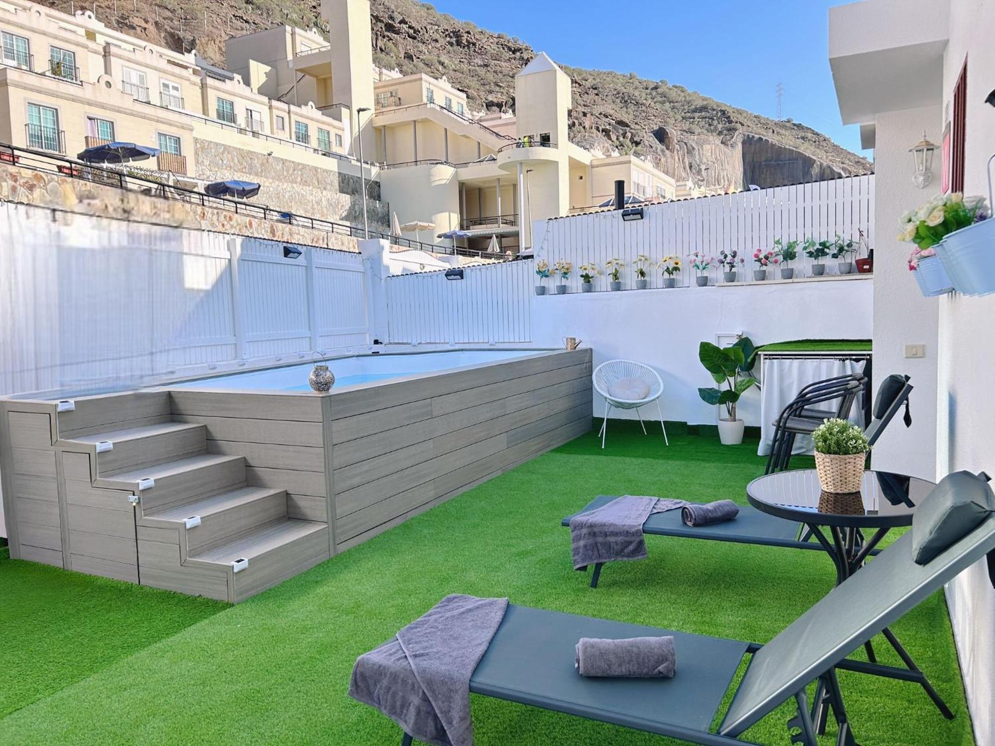 Appartement Big Puerto Rico Streetfront With Private Saltwater Jacuzzi Pool, Bbq, Kitchen & 3 Terraces Near Shopping Center *