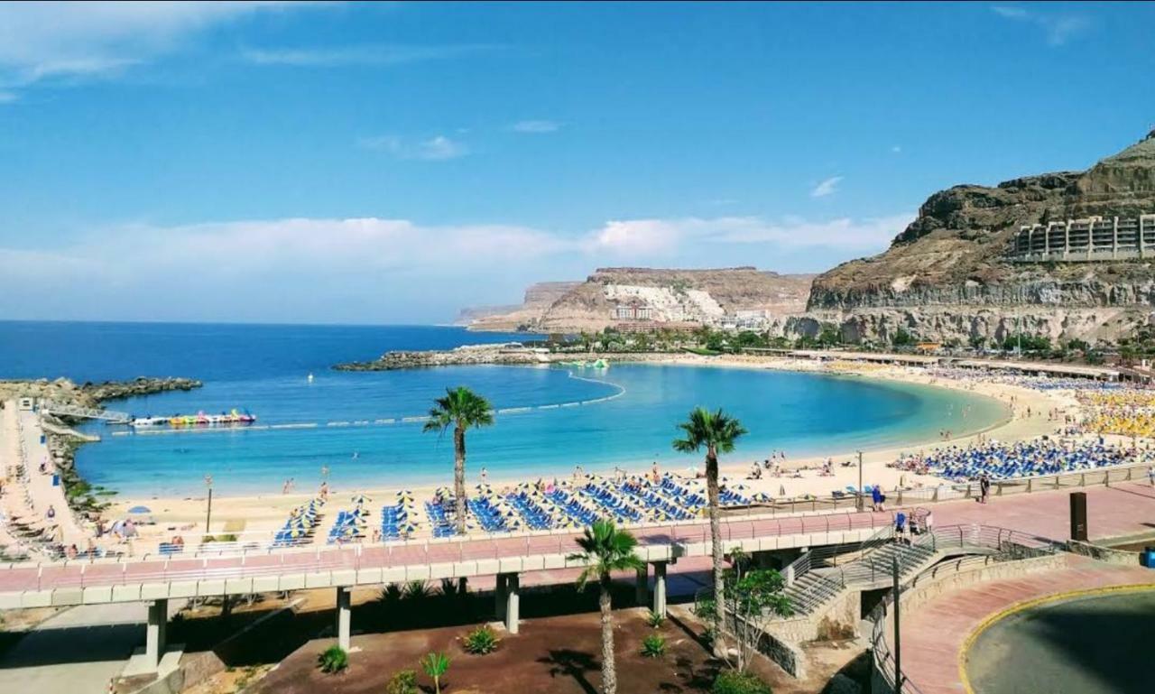 Deluxe 3 Rooms74m2,2air Condit 2tv Seaview On Amadores,2 Heatpools, Parking, 600 Mb,dishwasher,2lift,,3 Beaches Apartamento